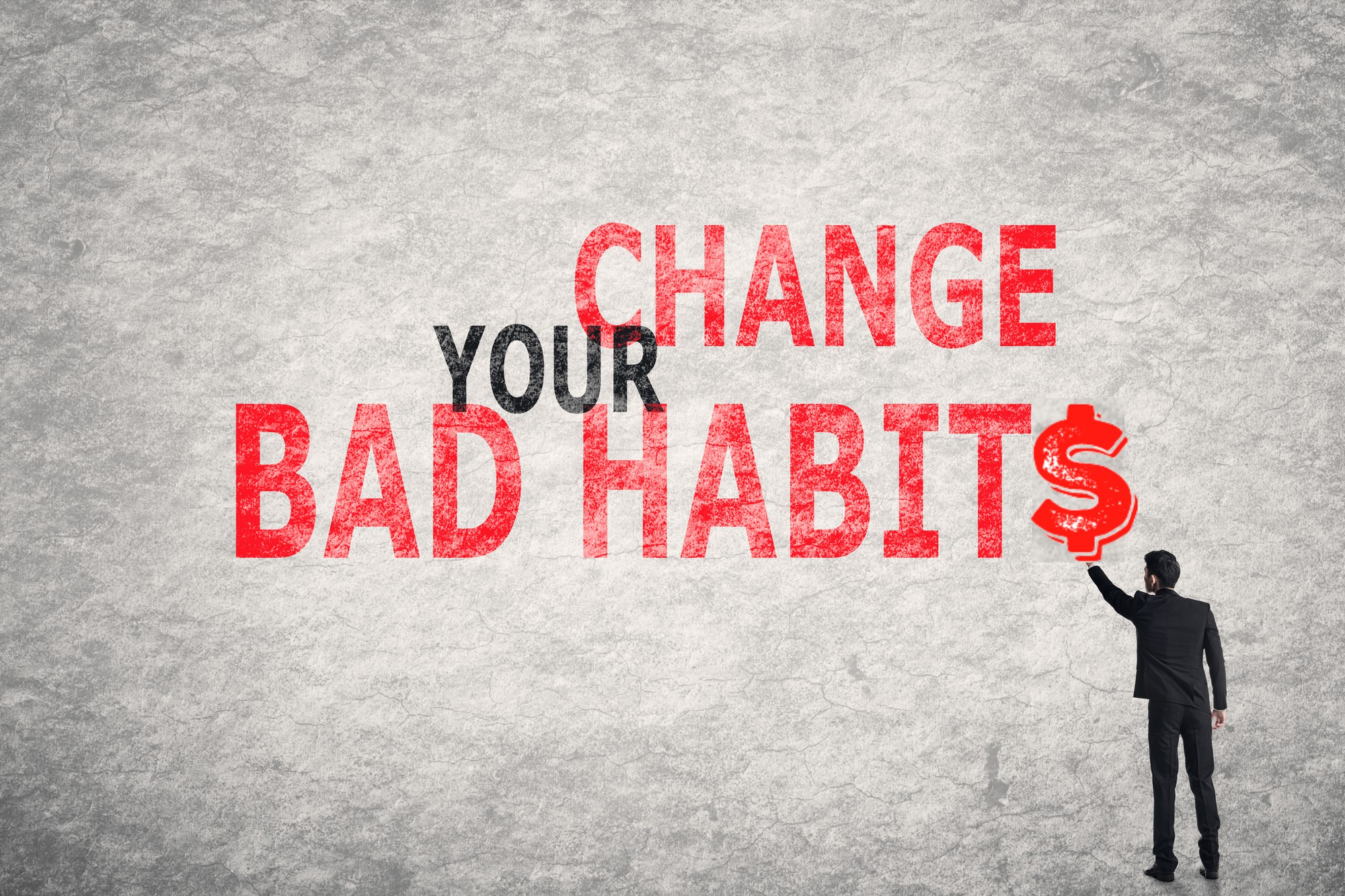 Change your bad habits poster