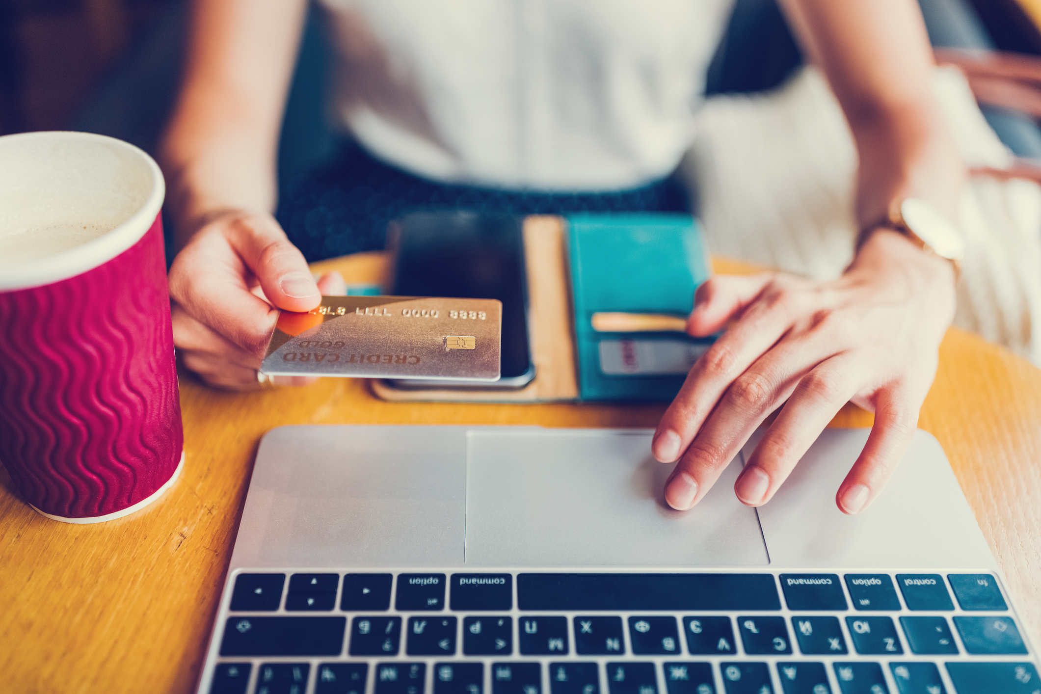 Buying goods online with credit card