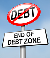 Georgia end of debt zone