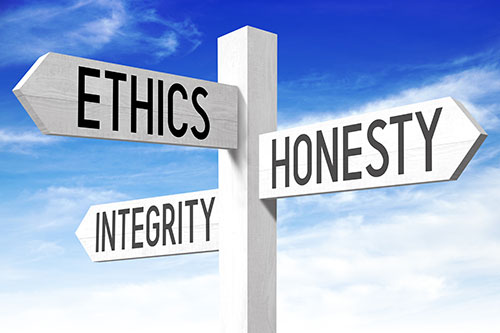 Value, Ethics, Honesty, Integrity