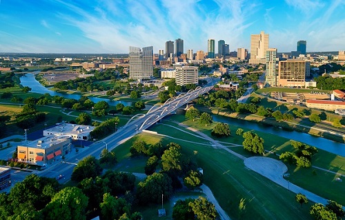 Fort Worth city skyline