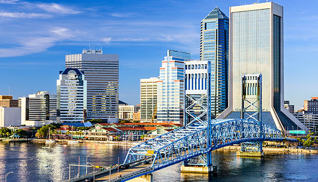 Jacksonville city skyline