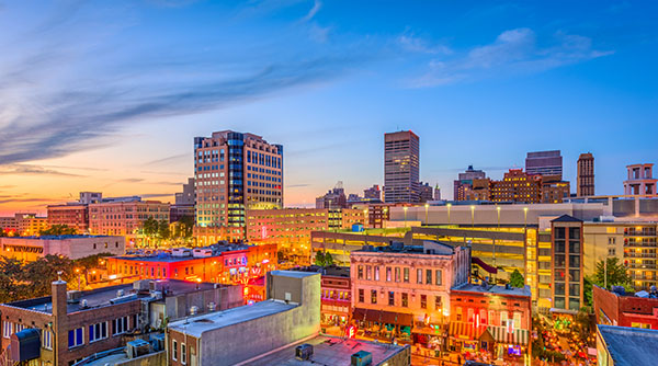 Memphis Tennessee City Skyline